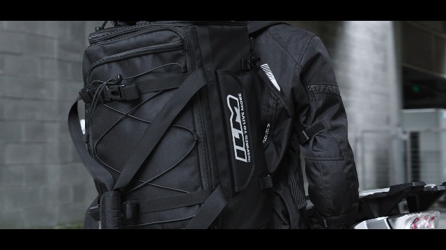 Amazon.com: ILM Motorcycle Tail Bag 50-70L Travel Luggage